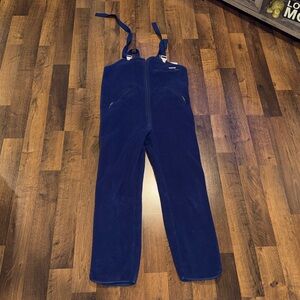 Vintage *RARE* 1990s Patagonia fleece Overalls Snow Pants (made USA) Size Large